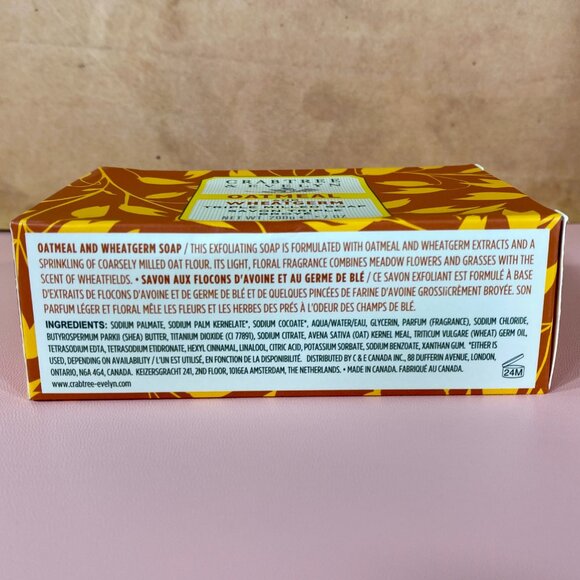 Crabtree & Evelyn Oatmeal and Wheatgerm Triple Milled Soap Bar 7 oz - Picture 3 of 4